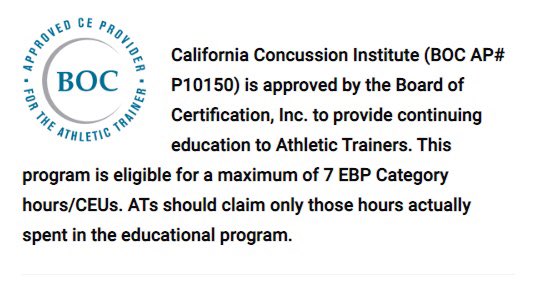 California Concussion Institute tweet media