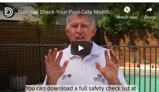 DDTechAU_NZ's tweet photo. Today is the start of National Check-Your-Pool-Gate Month. Our ambassador Laurie Lawrence is on board to help us spread the message. Learn more at https://t.co/7pEUOLI4k7 #checkyourpoolgatemonth #magnalatch #poolsafetycampaign #checkyourpoolgates #zerodrowningsummer https://t.co/dHUIZD84Jd