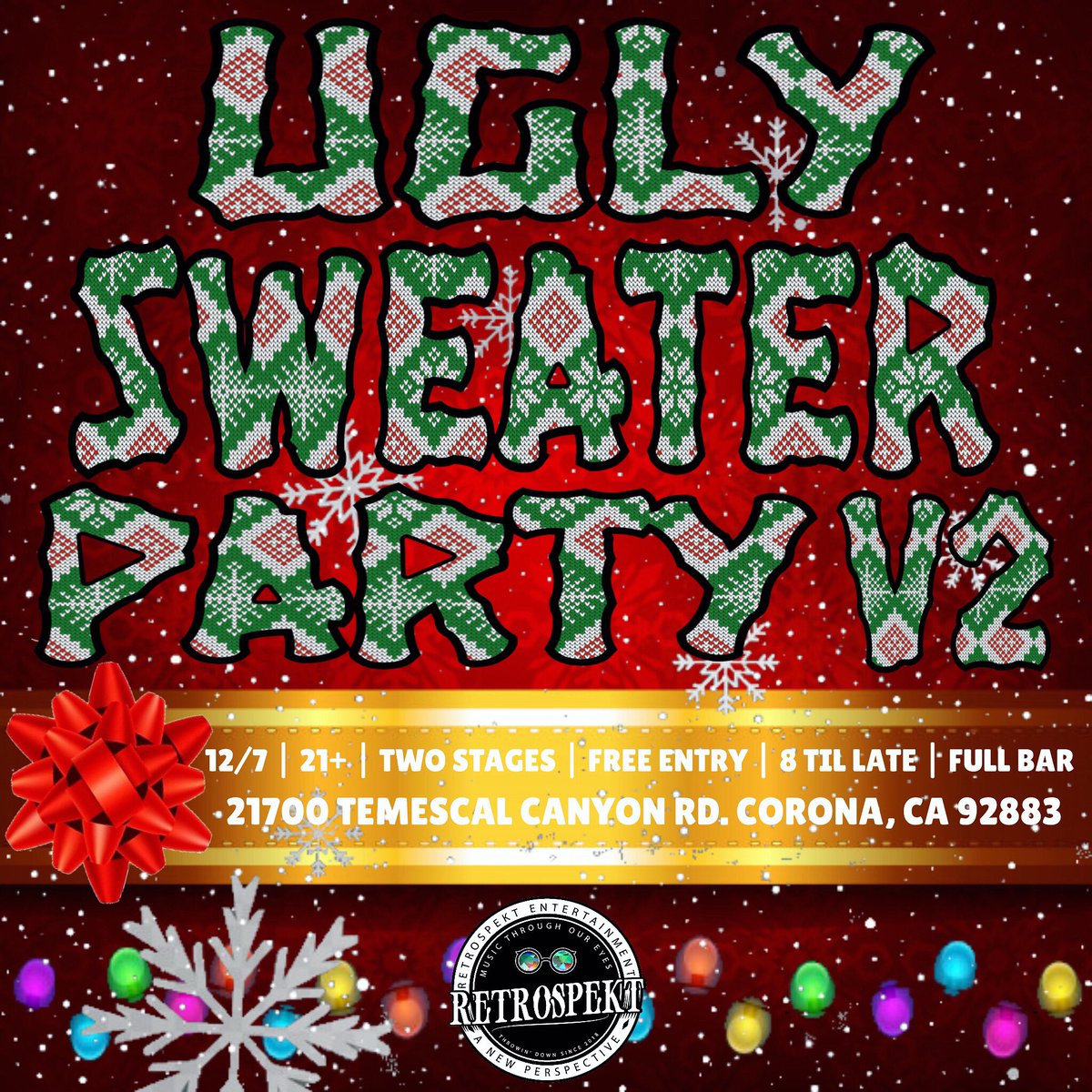 retrospektent's tweet photo. 🔥ONE WEEK AWAY🔥
No cover, cheap drinks, good vibes and 2 stages bumpin bass from 8 til late, come get ugly with us😈
Free rsvp/more info below👓
https://t.co/LaOLzT9BMB https://t.co/u9OoopMXNC