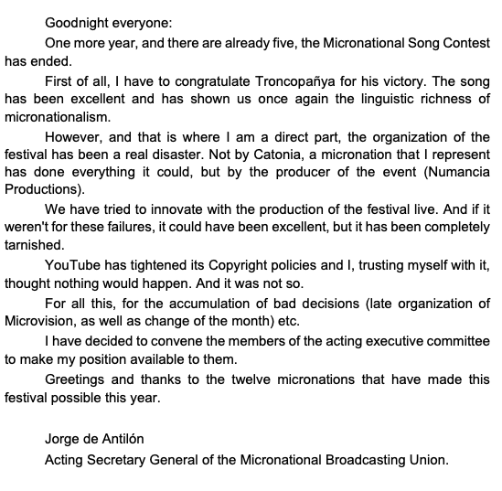 Statements by the Secretary General and representative of Catonia at the UMR on #Microvision2019.