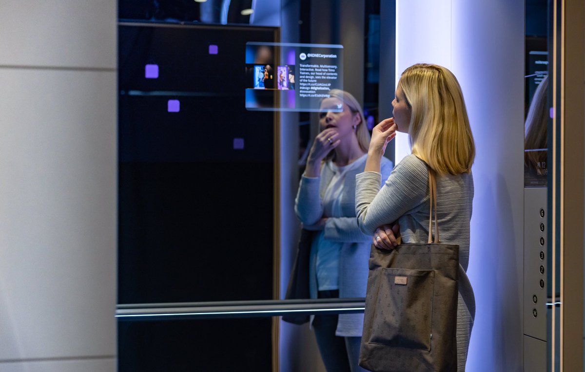 teppovou's tweet photo. An experience platform enabled by KONE DX Concept car. Redefining what you hear, feel and see in elevators - taking engagement to new heights. Are you ready for the future which is here today?
#neweraforelevators @KONECorporation https://t.co/iCVzA6SebH