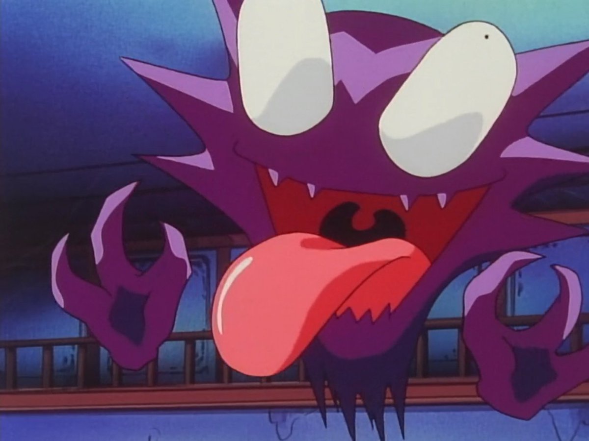 just gonna tell people who dont know pokemon that this is what haunter look...