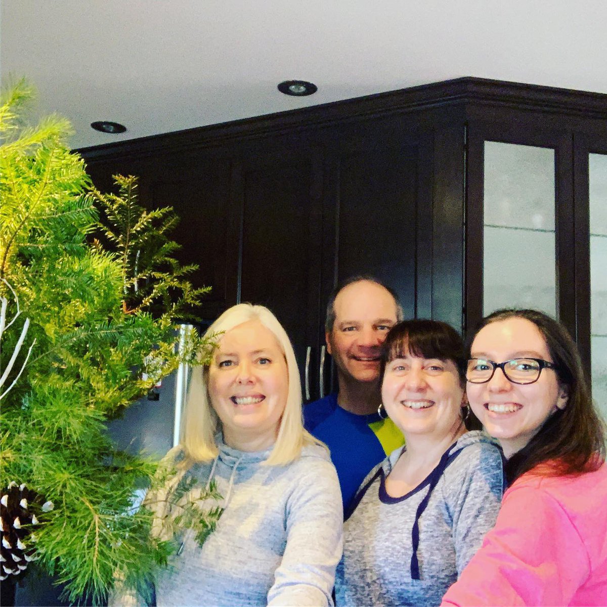Festive family time.