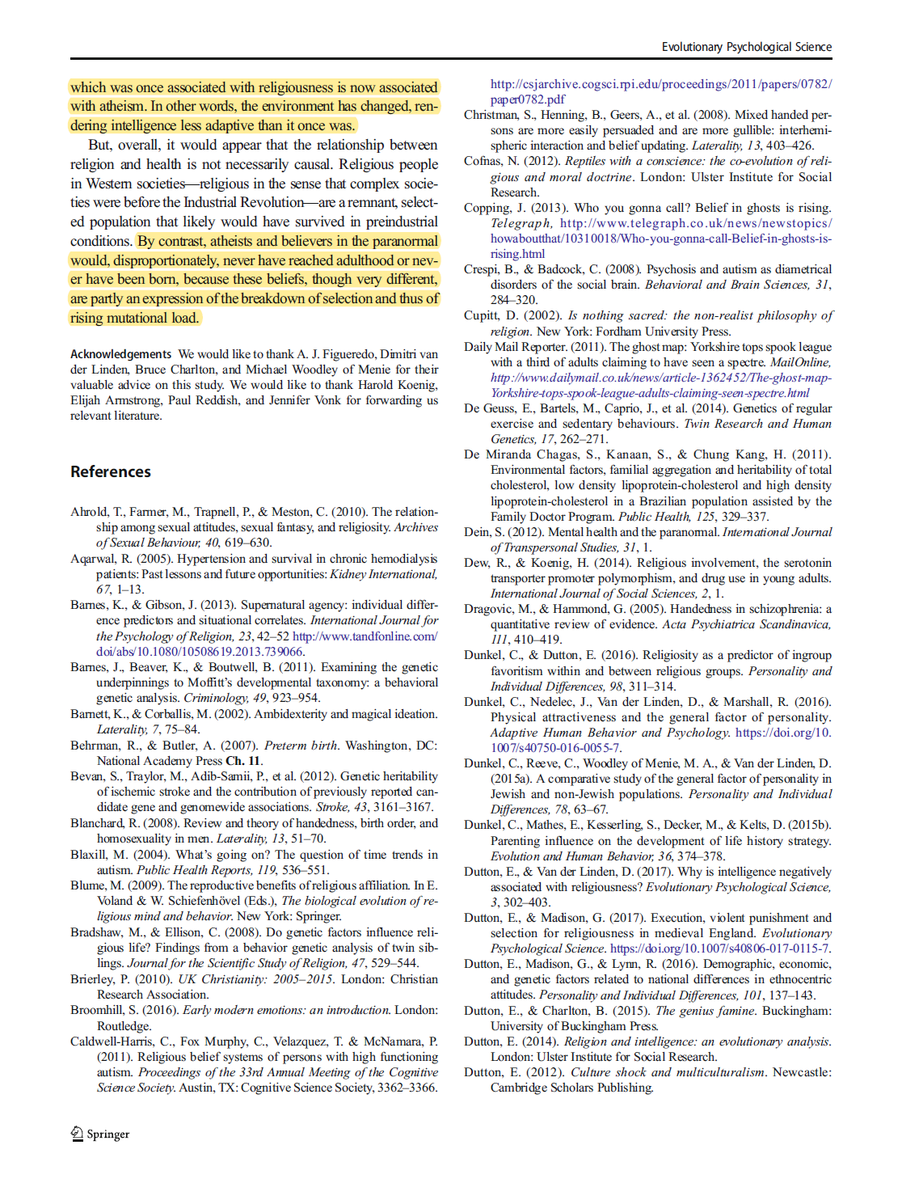 Industrialization has led to relaxed natural selection and thus the spread of fitness-damaging genes.As well as the spread of ideologies like atheism & liberalism, which harm society and could not survive in more selective pre-industrial societies. https://link.springer.com/article/10.1007%2Fs40806-017-0133-5