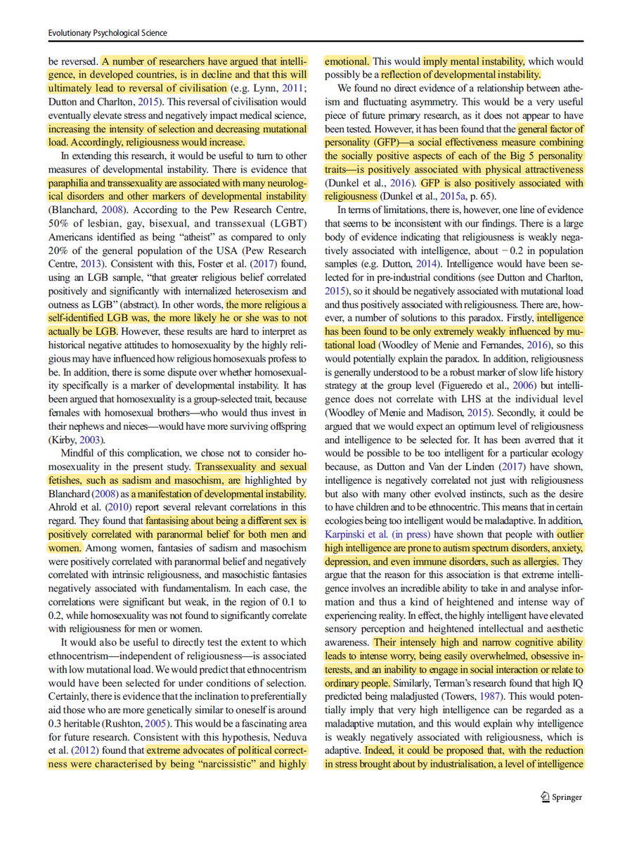 Industrialization has led to relaxed natural selection and thus the spread of fitness-damaging genes.As well as the spread of ideologies like atheism & liberalism, which harm society and could not survive in more selective pre-industrial societies. https://link.springer.com/article/10.1007%2Fs40806-017-0133-5