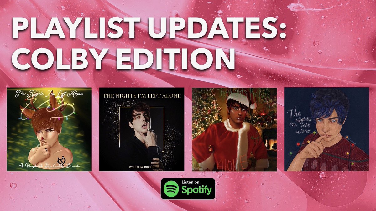 heardwell's tweet photo. We’re ready. Featuring your amazing playlist art starting tomorrow! We love how inspiring the @ColbyBrock fam is! https://t.co/Ilkj3fRdLf https://t.co/sH33WqohRO