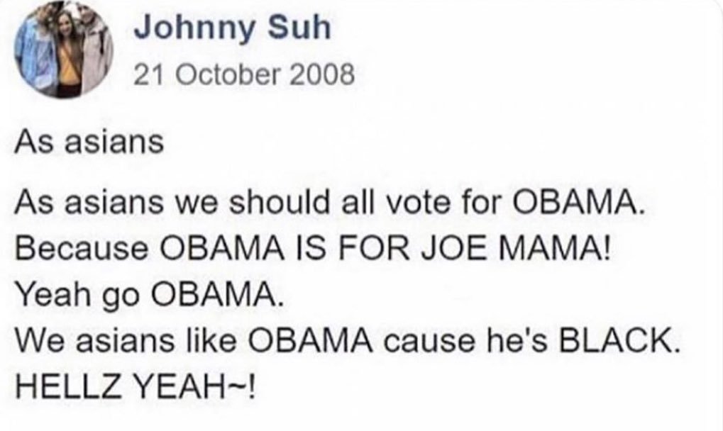 johnny's 2008 facebook posts