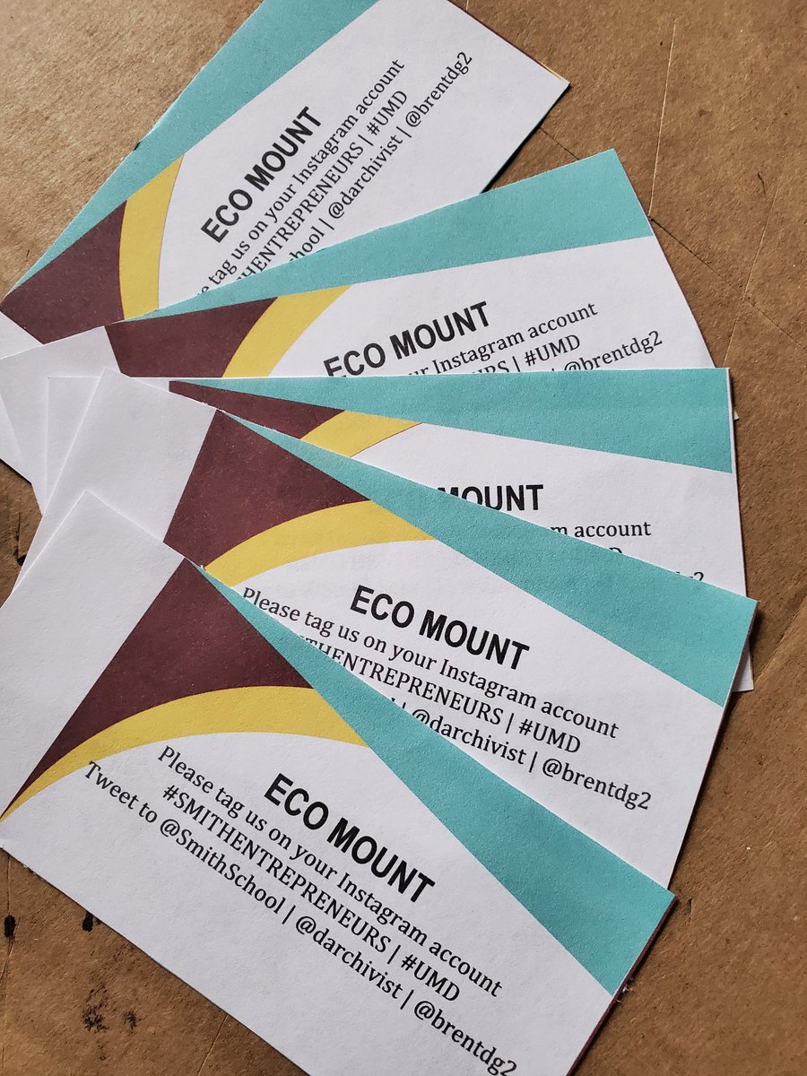 pranishrakvi's tweet photo. @SmithSchool @darchivist @brentdg2#smithenterpreneurs #umd #ecomount #challengebegins https://t.co/mPS7L9BEdo
