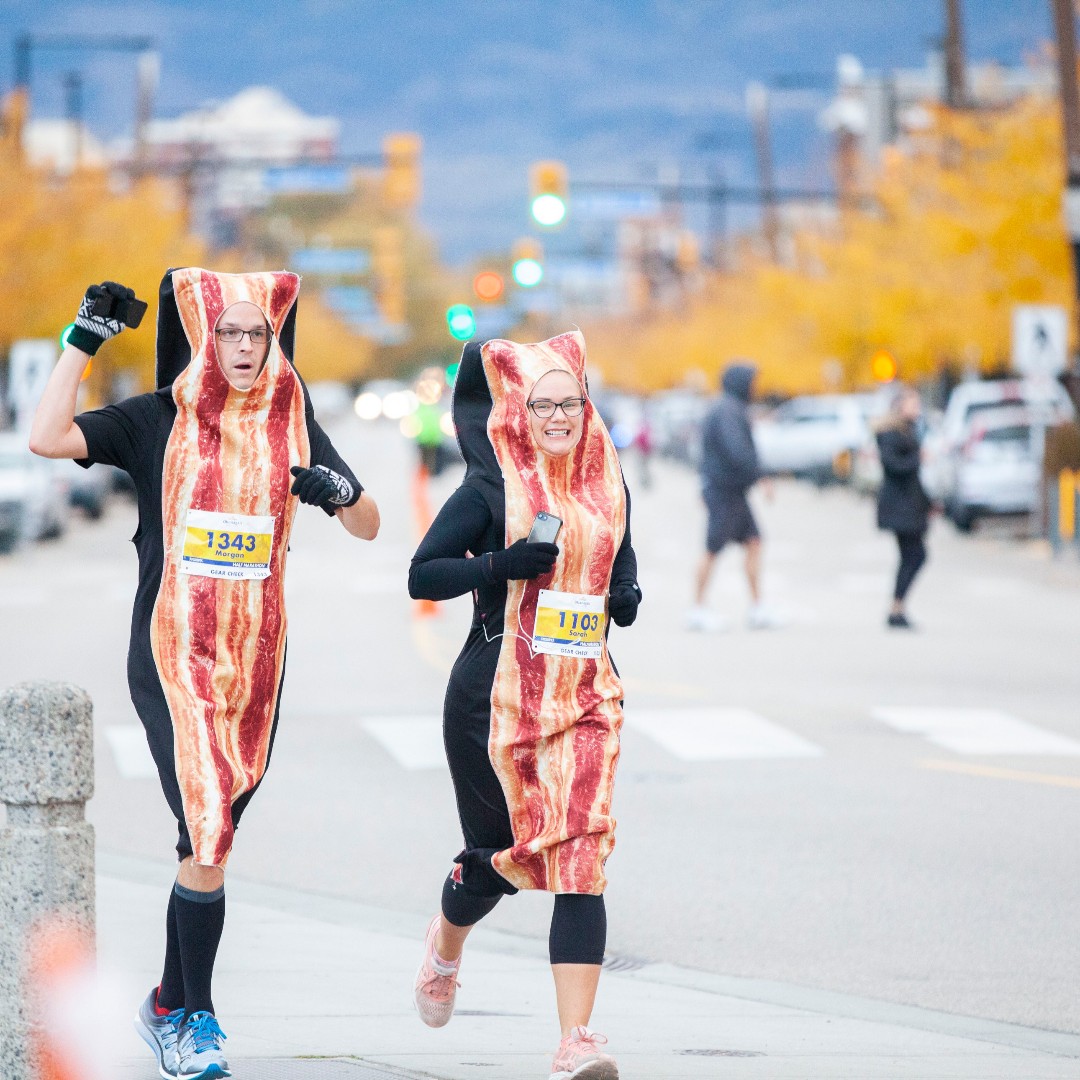 Hungry for more? Registration is already open for the 2020 SunRype Okanagan Marathon - sign up now!  🥓🥓