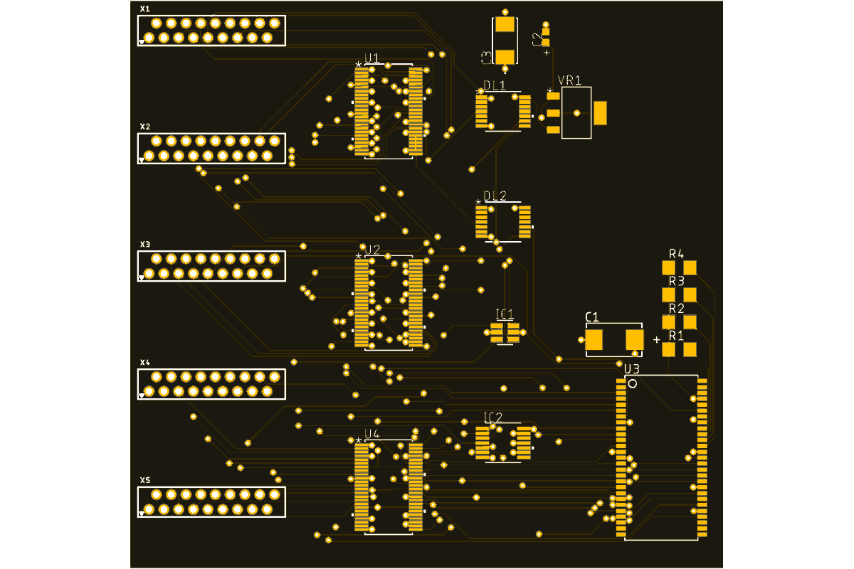 JulianNowaczek's tweet photo. Finished the first revision of the layout for the PDP-12 24k memory expansion board! I give it about a 10% chance of working 😁 #retrocomputing #pdp12 https://t.co/DbYpAFNIPB