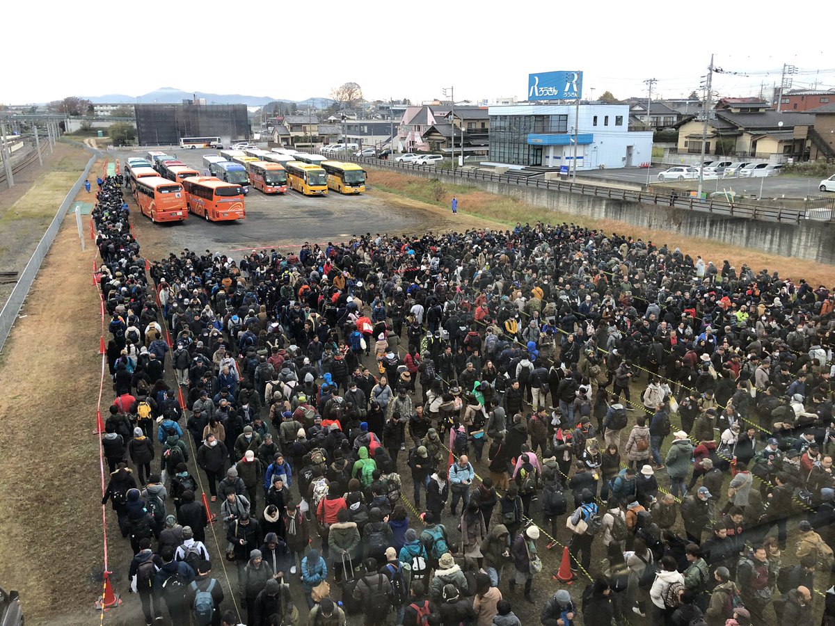 百里基地航空祭2019  ただ今の石岡駅