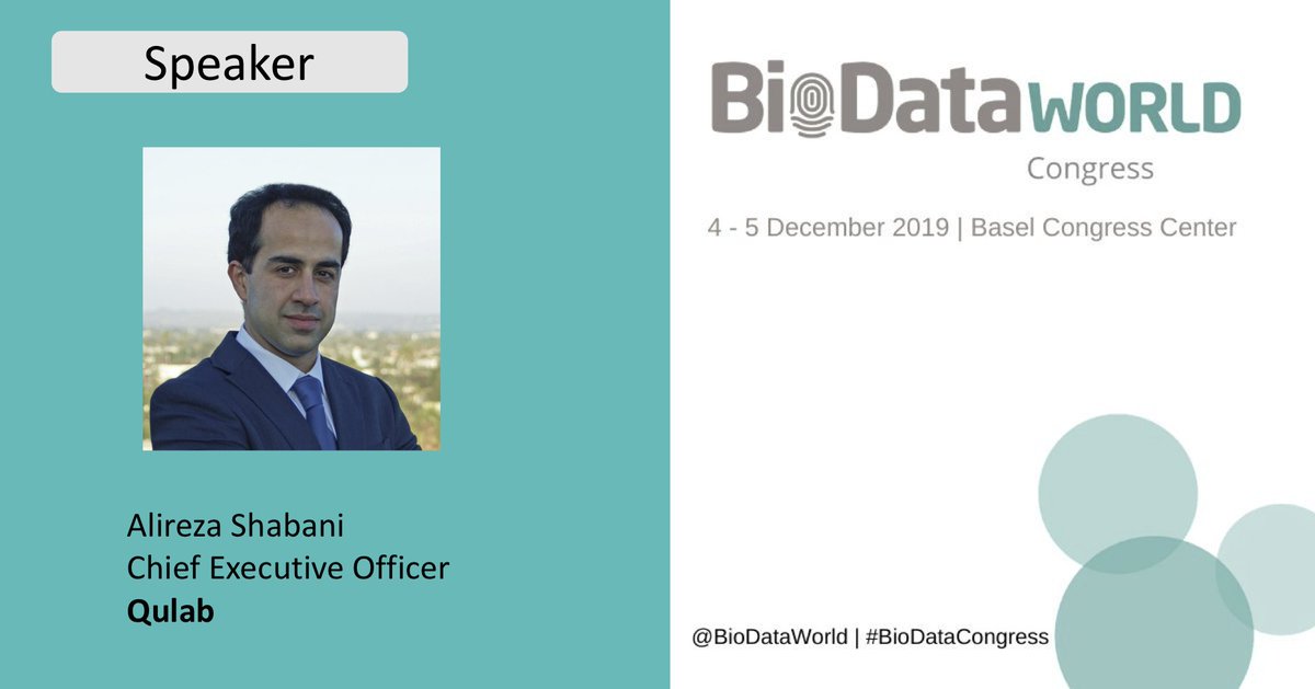 Next week in Basel, our CEO speaks at <a href="/biodataworld/">BioData World</a>  Congress:

On 12/4: talk on "AI-Automated Small Molecule Drug Design"

On 12/5: panel discussion on "AI in R&amp;D and Drug Discovery" with <a href="/Bayer/">Bayer AG</a> <a href="/RecursionPharma/">Recursion</a> <a href="/InSilicoMeds/">Insilico Medicine</a> <a href="/Numerate_Inc/">Numerate</a> <a href="/Cyclica/">Cyclica</a>