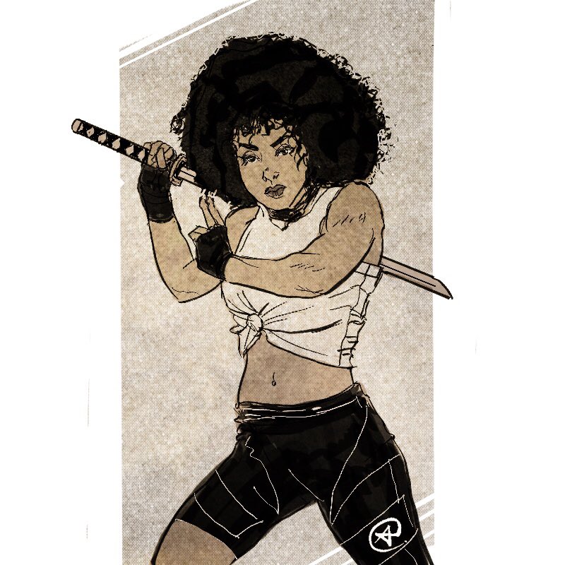 TheArchangelo's tweet photo. The Samurider 
#TheArchangelo #archangelocrelencia #artistsoninstagram #chicagoartist #chicagoartists  #procreate #procreateart #procreateartist #procreate #procreateapp #samurider #thesamurider #samuraisword #katana #samuraiswords #martialartist #stuntwoman @TheSamurider https://t.co/rduVcWcwBR