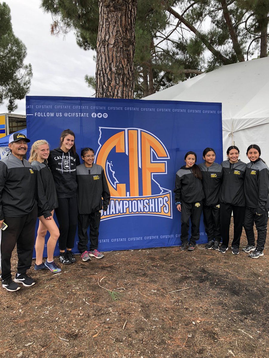 At the State Meet our Varsity Girls worked super hard and finished the season making history! Great job!