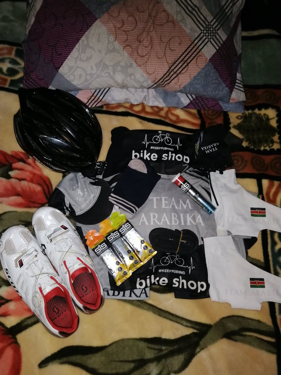 alwahda33's tweet photo. The laydown before the race 😄this is part of mental preparation,putting everything together before the Big day.
#arabikaTeam
#QuererEsPoder
#wantingIsPower 💪💪#kenyacycling
@GrandNbi_Race https://t.co/WHctC0lpOJ