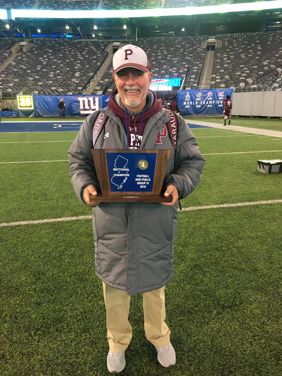 MeghannLeigh_'s tweet photo. Congratulations @coachj1957 for another state championship &amp; your safeties with the game winning plays tonight! #metlife #njstatechampions #1NJ #prep https://t.co/NRrnlgnlD2