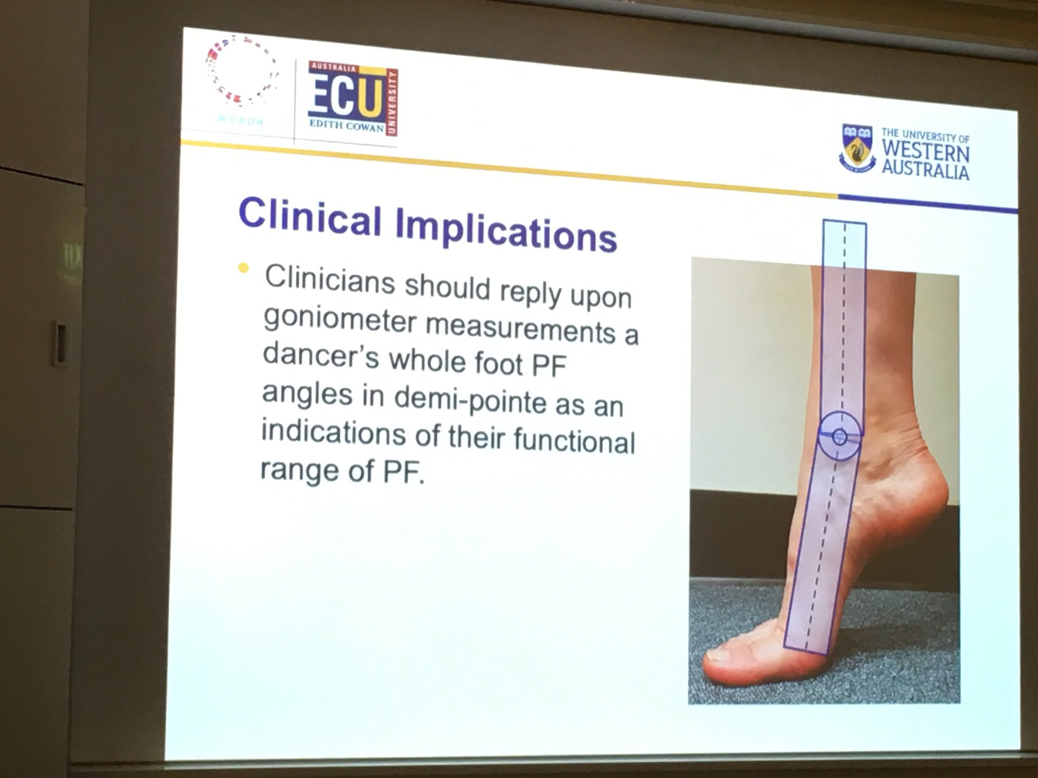 ASPAH on Twitter: "Sarah Carter presenting on the ankle and foot  contributions to extreme plantar flexion in ballet 🦶#aspah2019  https://t.co/u3I6uWYeie" / Twitter