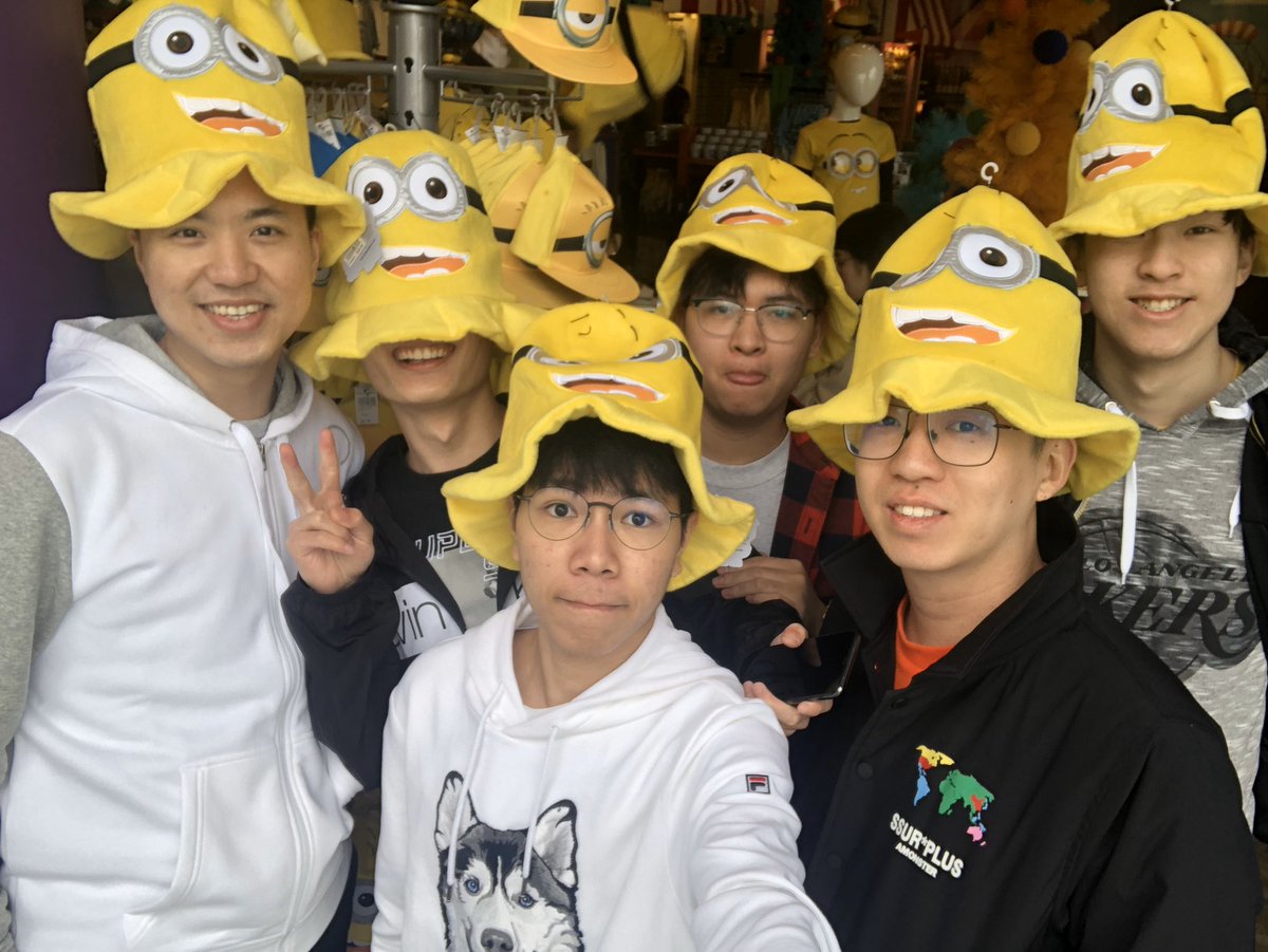 AYisGOD's tweet photo. Haha! While our #CRL team is preparing for the Final in LA, we brought them to the Universal Studio to release their pressure.
#NOVASTRONG https://t.co/YzREOzLIDy