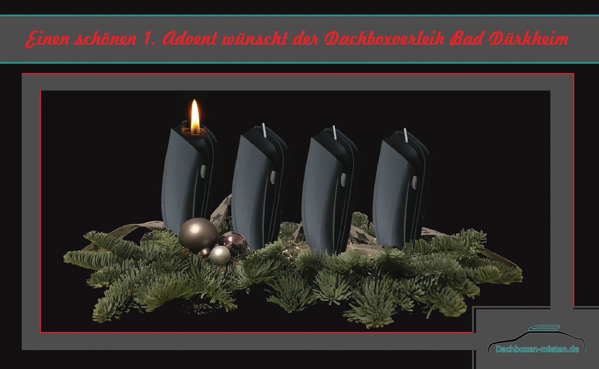 Eine besinnliche Vorweihnachtszeit wünscht der Dachboxverleih Bad Dürkheim.#werbung #advent #ersteradvent #dachboxverleih #dachboxvermietung #dachbox #mieten #leihen #baddürkheim #Pfalz #Hessen #Badenwürttemberg