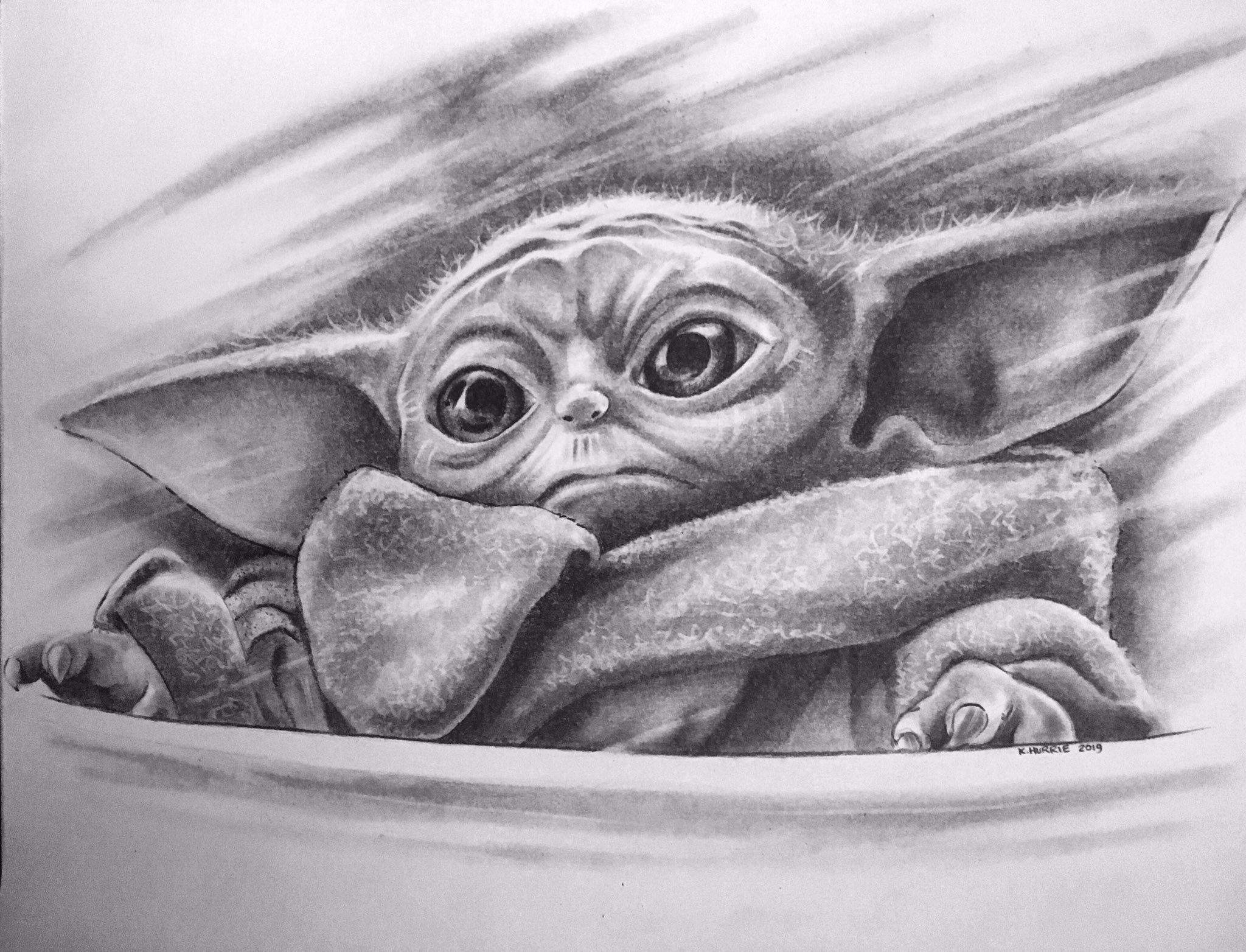 Kevinhurriedesigns Twitter પર Finished My Baby Yoda Pencil Drawing Babyyoda Yoda Starwars Themandalorian Starwarscollector Sketch Art Artwork Artist Starwarsart Pencil Pencils Pencildrawing Disney Theforce Wip Instart