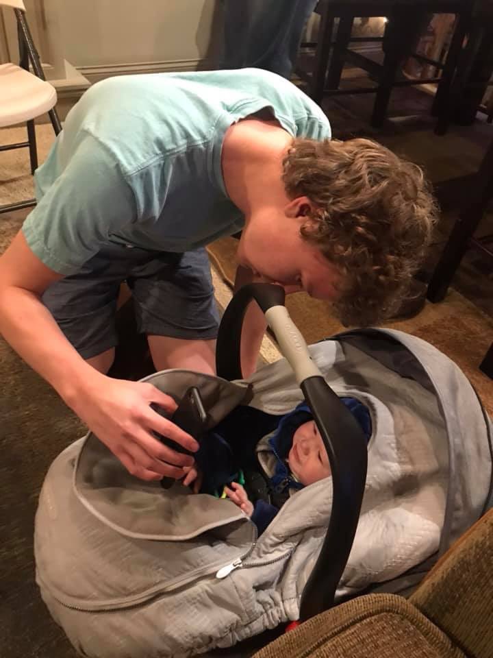 hangram12's tweet photo. Noah’s relationship with our baby cousin Brooks has always been one of the sweetest things to watch https://t.co/rrmmKMslLE