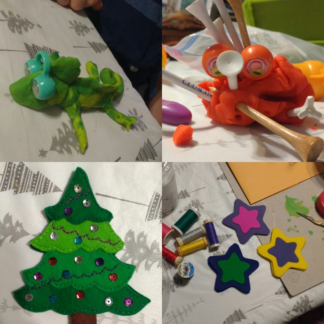 Kid crafting vs mom crafting the November edition. #Adventuring #familytime