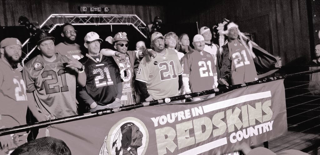 Sean Taylor tribute at the #Redskins rally @WhiskyRiverCLT in Charlotte. Love it. Great job Larry Michael! #HTTR