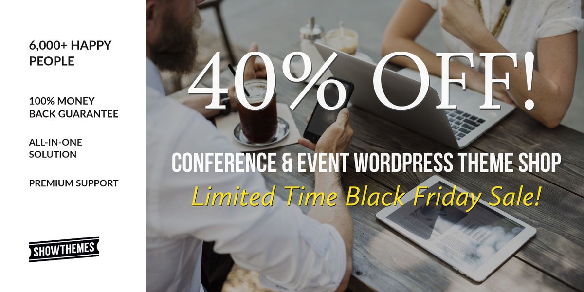 Looking to build an event website and you don’t know how to start? Pick one of the best WordPress event themes, made together with event professionals and you are good to go. It is a highly tested solution that will make your event website convert great. showthemes.com/wordpress-prem…