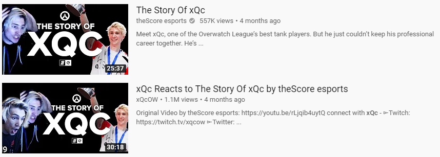 IdiotTookMyIGN's tweet photo. Funny how reaction channels stealing content was such a pressing issue for a time but twitch streamers doing literally the exact same thing isn't even considered a problem.

Like what is this https://t.co/fE2OwvNRrO