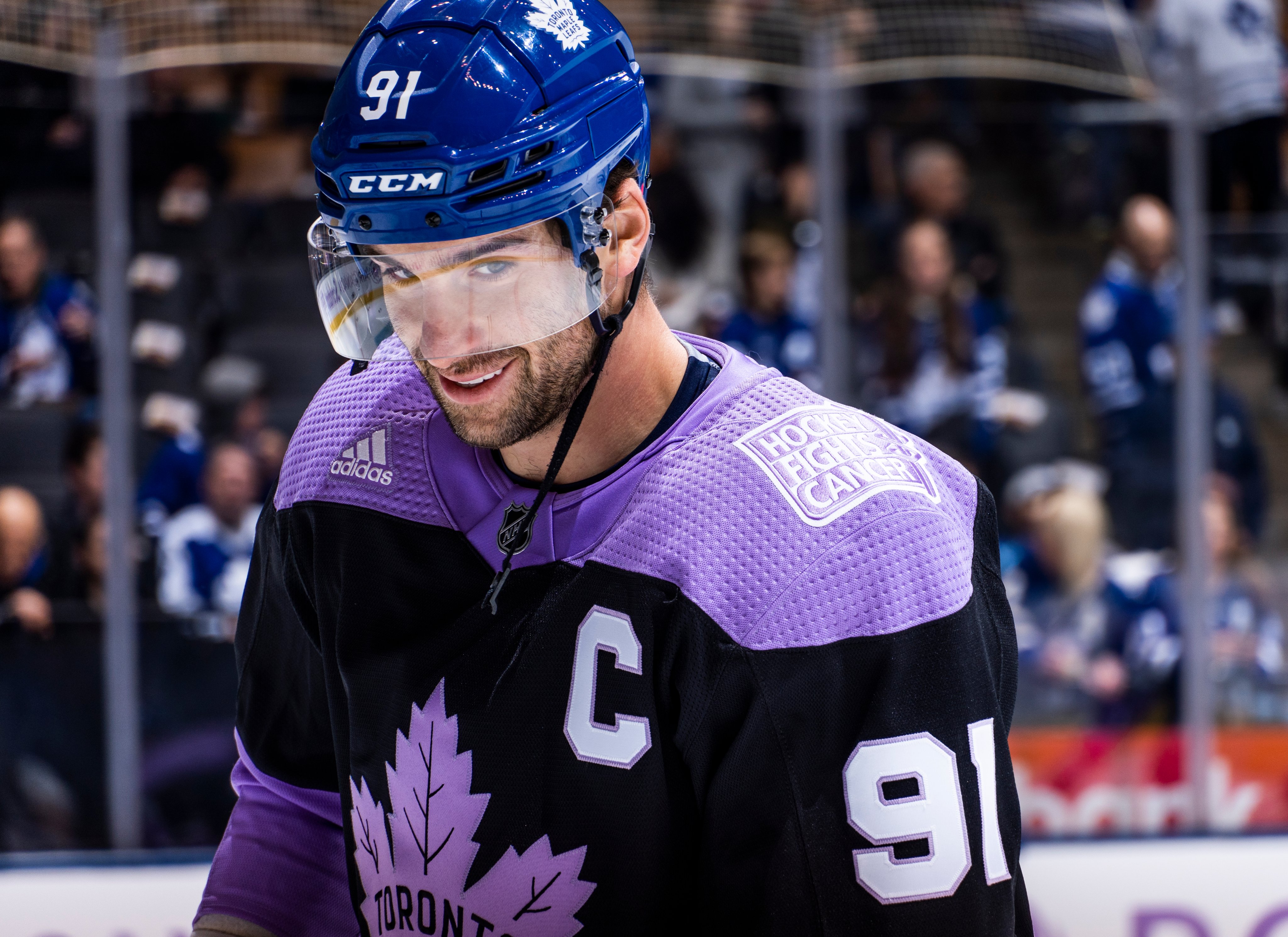 Toronto maple leafs hockey fights cancer 2025
