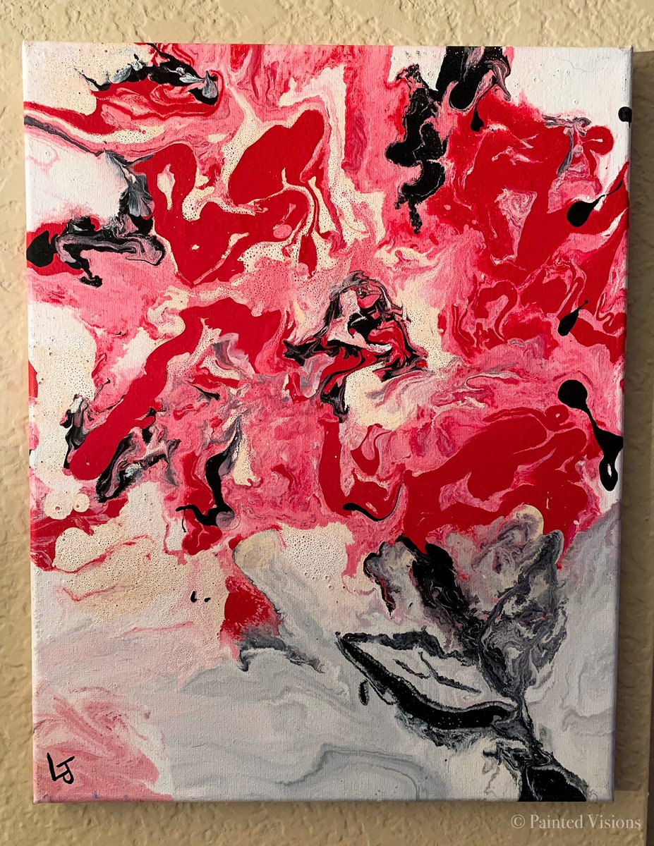 Painted2020's tweet photo. Acrylic Pour Floral #floralart #flower #acrylicpour #canvas #artist #painted2020 #painted #forsale #stillAvailable #retweet #follow #flowerart https://t.co/L4J5JR0Ofg