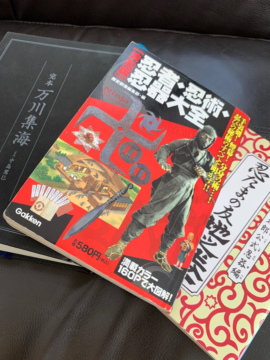 シノビノ連載中特に参考にさせていただいた本が「忍たまの友」「忍者・忍術・忍器大全」「万川集海」なのですが「忍者大全」は忍器のパートを尼子騒兵衛先生が文章を書かれていて、握り鉄砲の「接近戦においては高い効果を発揮したことだろう」という一文に刺激され第七話が出来たので感謝しかないです 