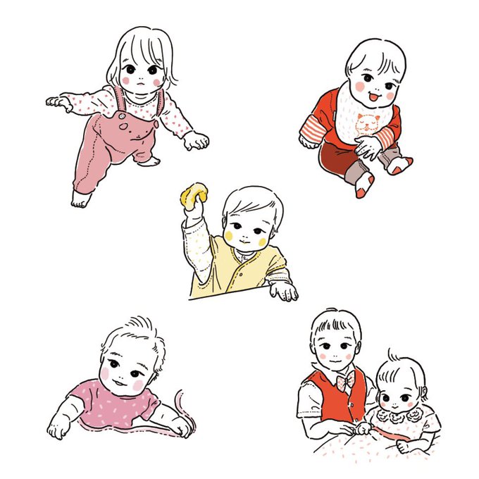 「baby child」 illustration images(Oldest)