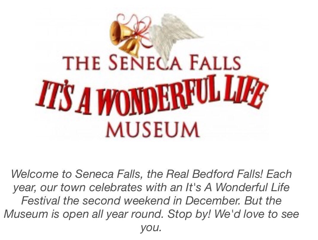 ridethepastlane's tweet photo. 🎄There is a museum for the film, It’s a Wonderful Life, in Seneca Falls, New York. There is a festival held every December. #ItsAWonderfulLife 🎄 https://t.co/opsRo0vX2A