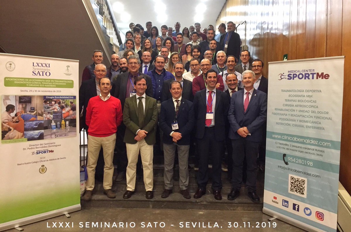 Intenso, completo y docente encuentro de ecografía MSK en Sevilla. Muchos pioneros y muchas ideas nuevas. Gracias a su Director <a href="/drbernaldez/">Dr.Pedro Bernáldez</a> <a href="/SportMeSevilla/">Traumatología Deportiva SPORTMe @DrBernaldez</a> y a la SATO <a href="/satoportal/">SATO</a> #sportmesevilla #ecografiamsk #terapiasecoguiadas #81SeminarioSATO