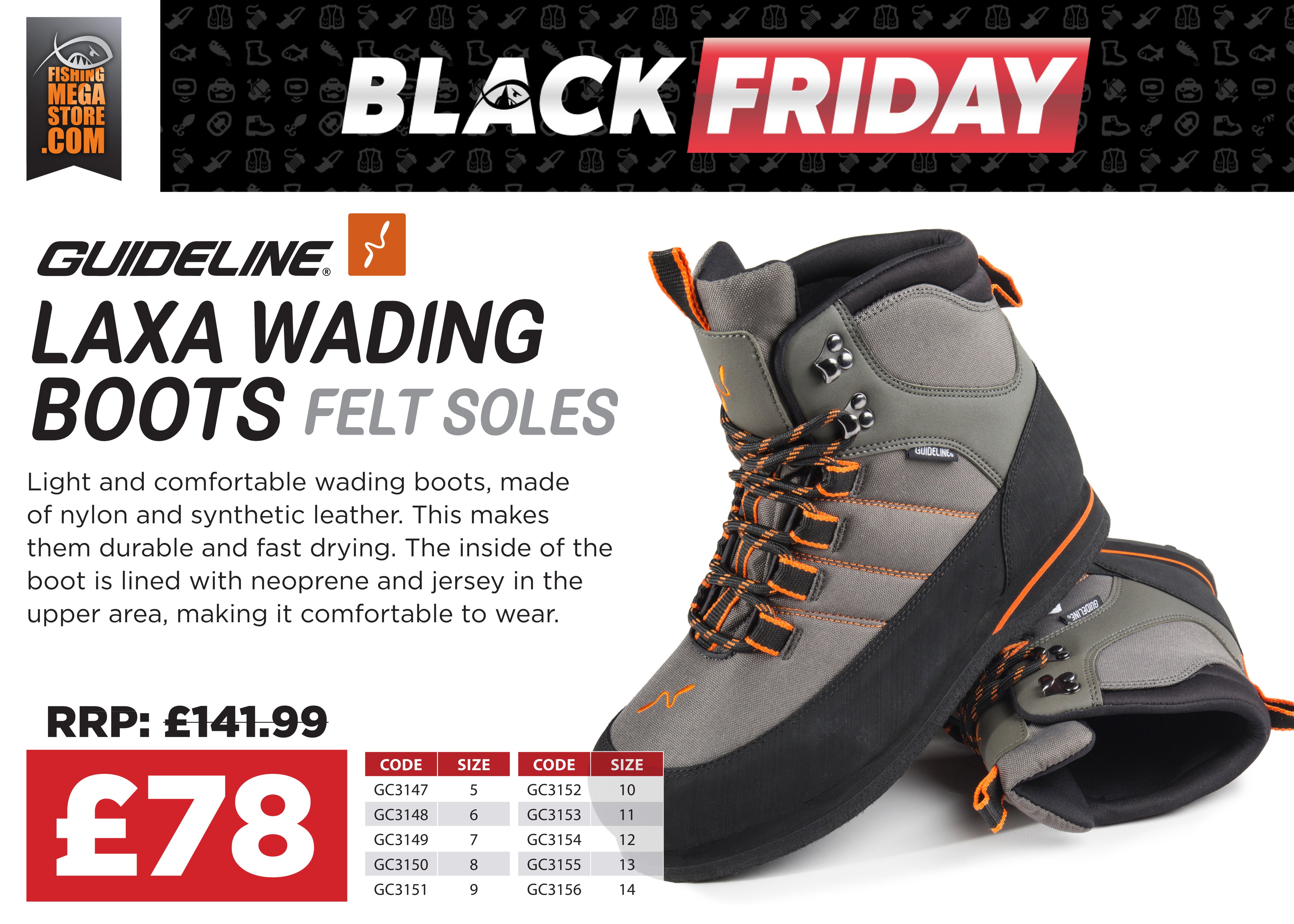 Glasgow Angling Centre on X: Guideline Laxa Wading Boots: Light