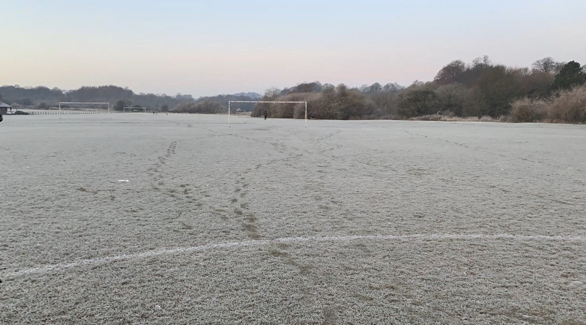 As predicted, the freezing 🥶 temperatures have resulted in ALL games at Pleasington being postponed today. We go again next Sunday. Stay warm folks !!