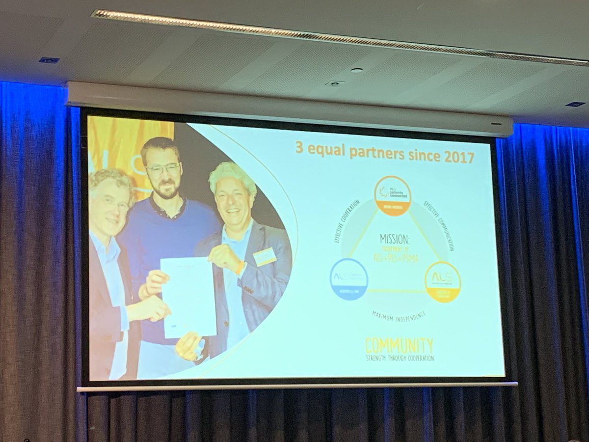 Theo Meister on how people with #ALS, researchers and fundraising organizations in Holland (partners in the Dutch triangle) collaborate. <a href="/ALS_patients/">ALS patiëntenvereniging</a> #ALSMNDWithoutBorders.