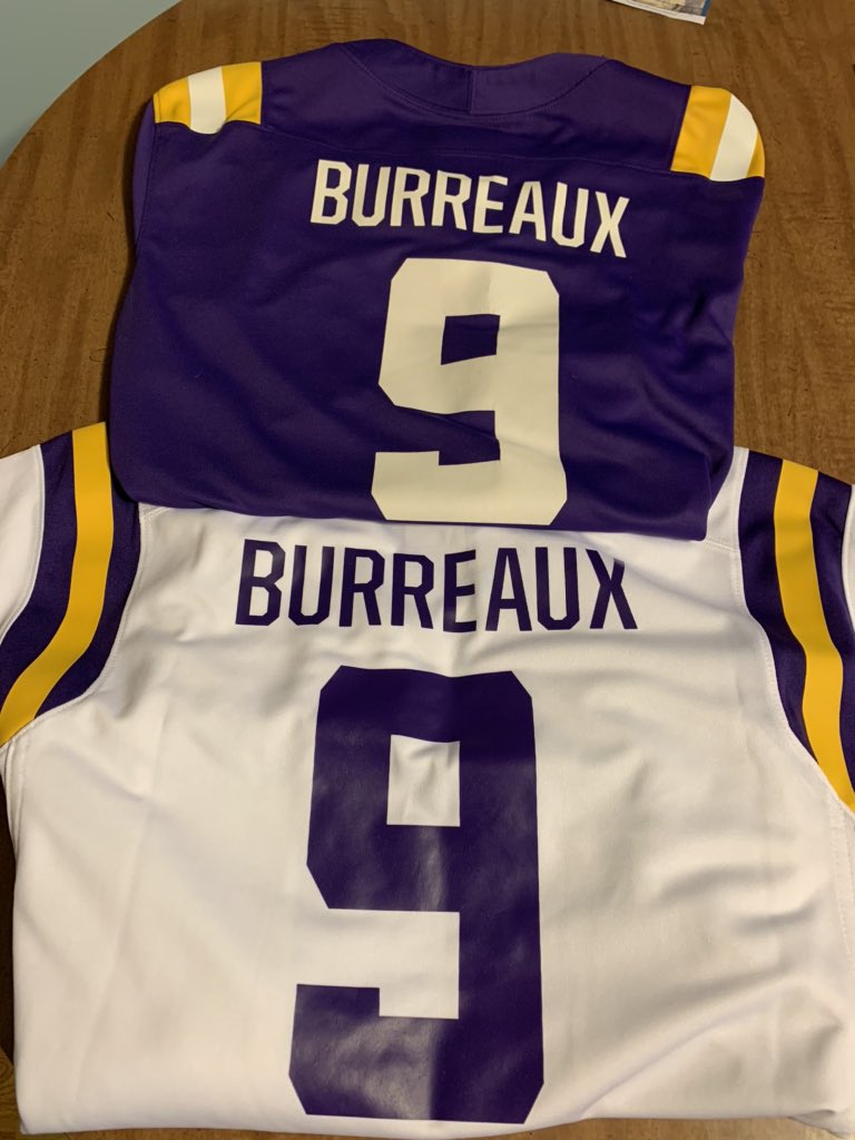 lsu joe burreaux jersey