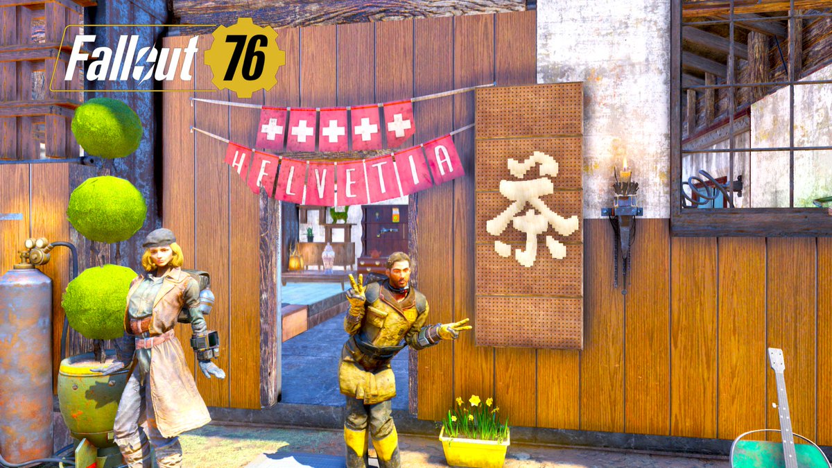 LeMU68794523's tweet image. 素敵な茶屋でまったり休憩(*´ω｀*)

#Fallout76