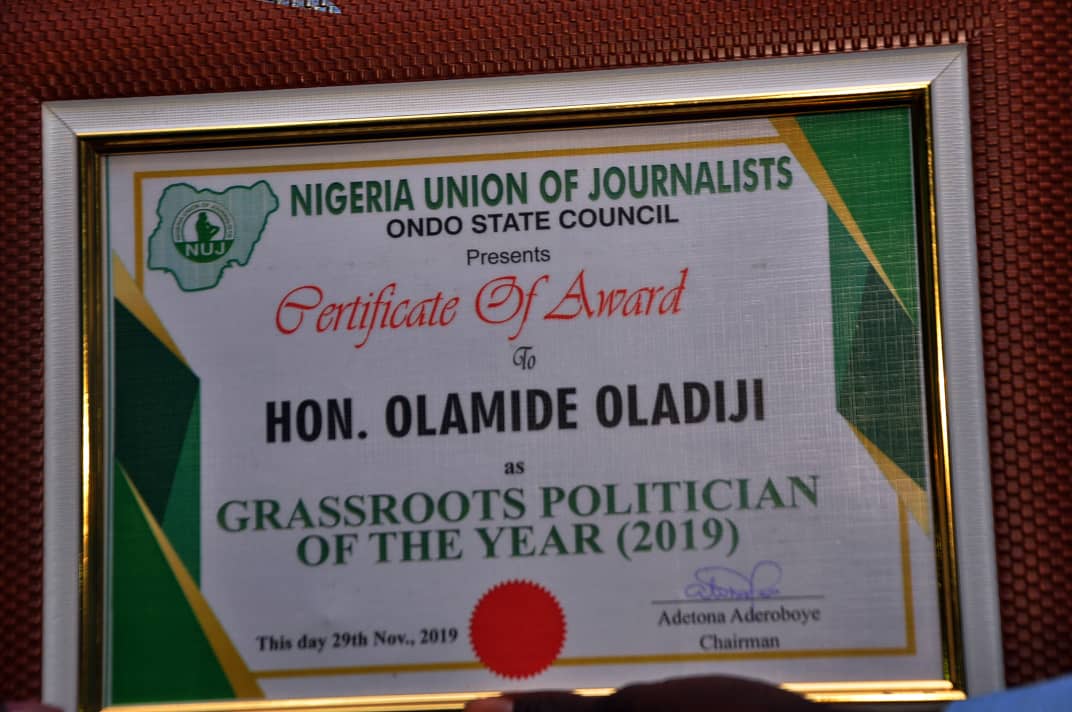 OlamideLandmark's tweet photo. Well deserved NuJ award https://t.co/iBPk7LkoDd