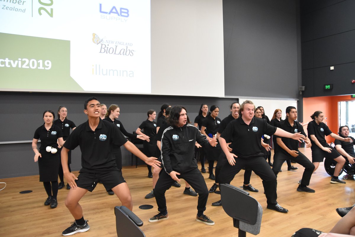 TranscriptACT's tweet image. Kings & Queens Kapa Haka performance for Offical Opening #actxvi19 (photo credit Ainslea Boult) #dunedin #NZ