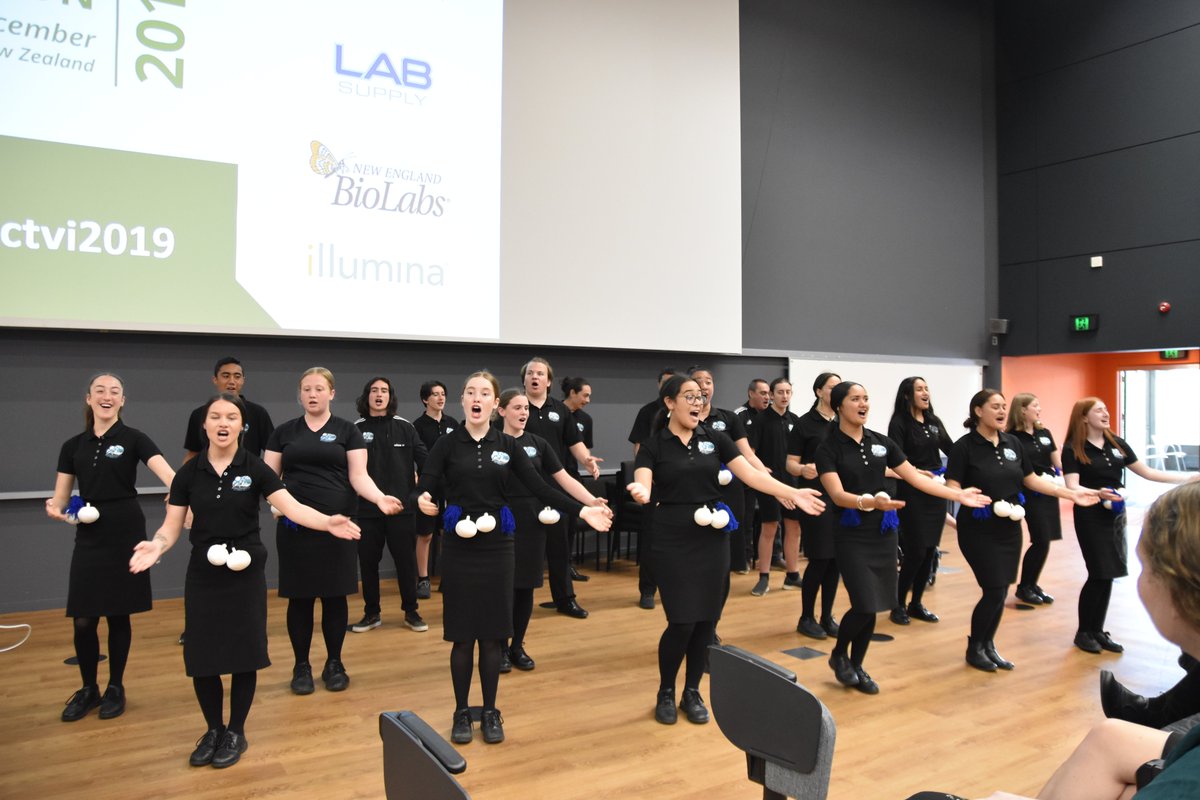 TranscriptACT's tweet image. Kings & Queens Kapa Haka performance for Offical Opening #actxvi19 (photo credit Ainslea Boult) #dunedin #NZ