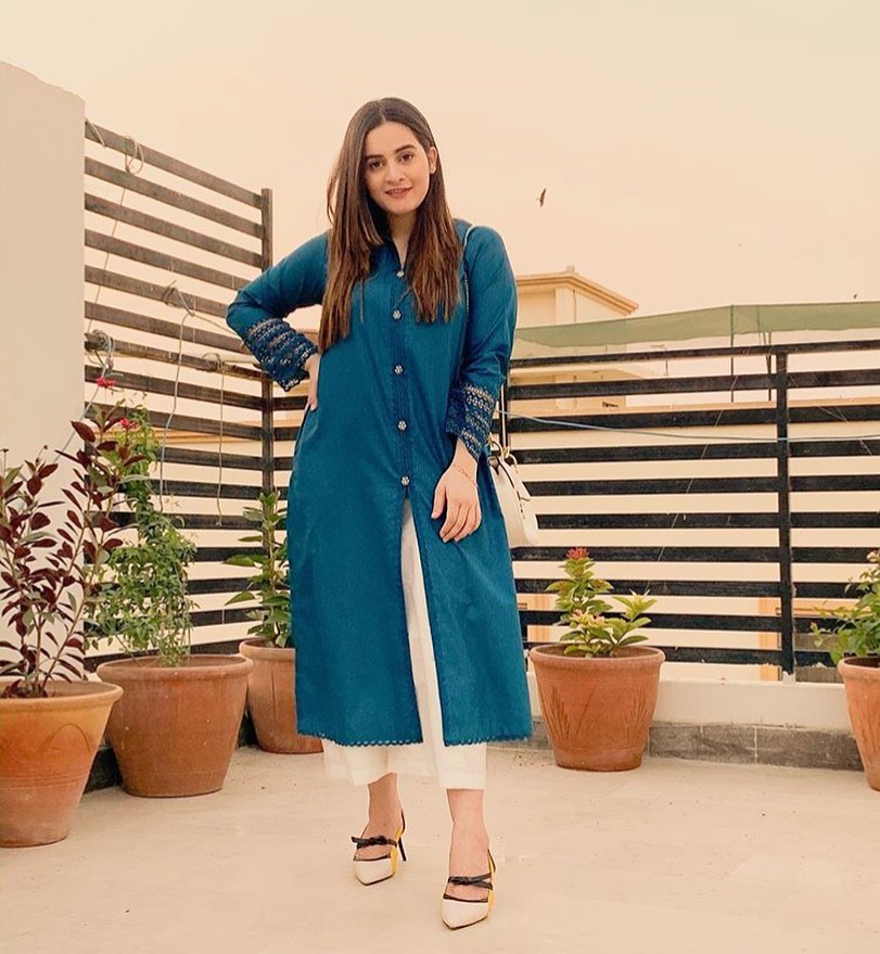 New mommy #AimanKhan dons pieces from her new clothing line  #aimanminalcloset