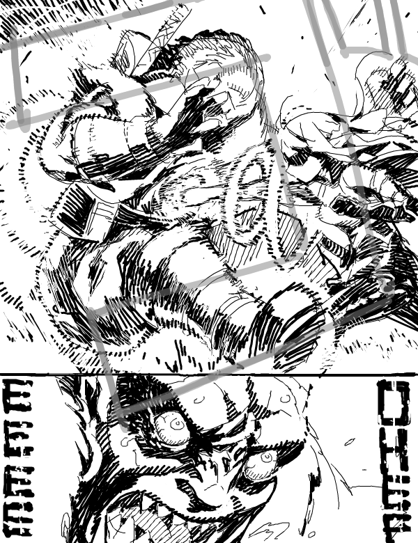 昔描いたエルフ漫画 
