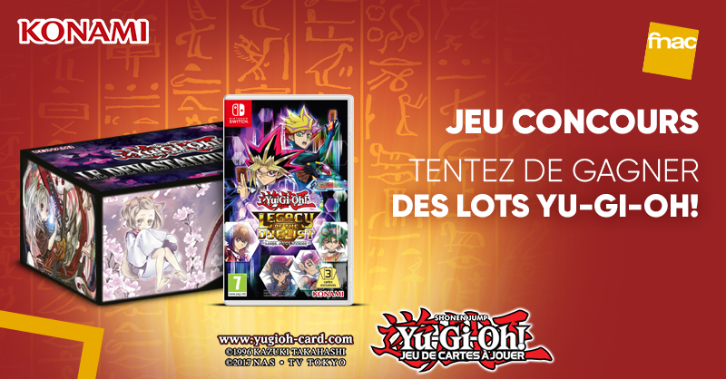 Fnac's tweet photo. JEU CONCOURS 🎁 | À l'approche de Noël, tentez de gagner des lots #YuGiOh avec @KONAMIFR 🎮
Pour participer : RT + Follow @Fnac 👉 https://t.co/wR9X7e26AR https://t.co/IqsajaEejm