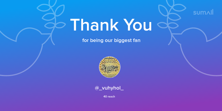 MisheTravKra's tweet photo. Our biggest fans this week: _vuhyhol_. Thank you! via https://t.co/MmOllZDoKu https://t.co/IIvzFCvaQp