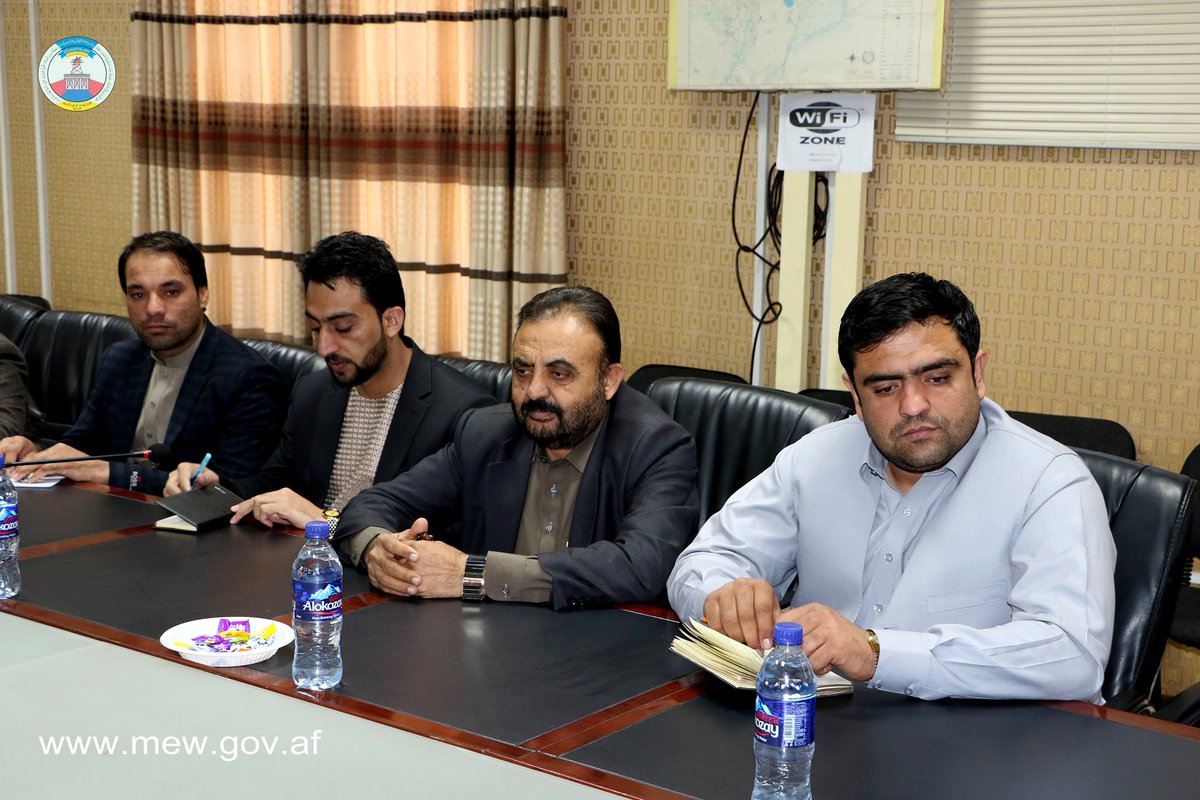 The visitation of Water Deputy of Ministry of Energy and Water with Helmand Governor and head of the Helmand offshore.
Click the link for more info
https://www.facebook.com/MEW.AF/posts/2519940414789990 …