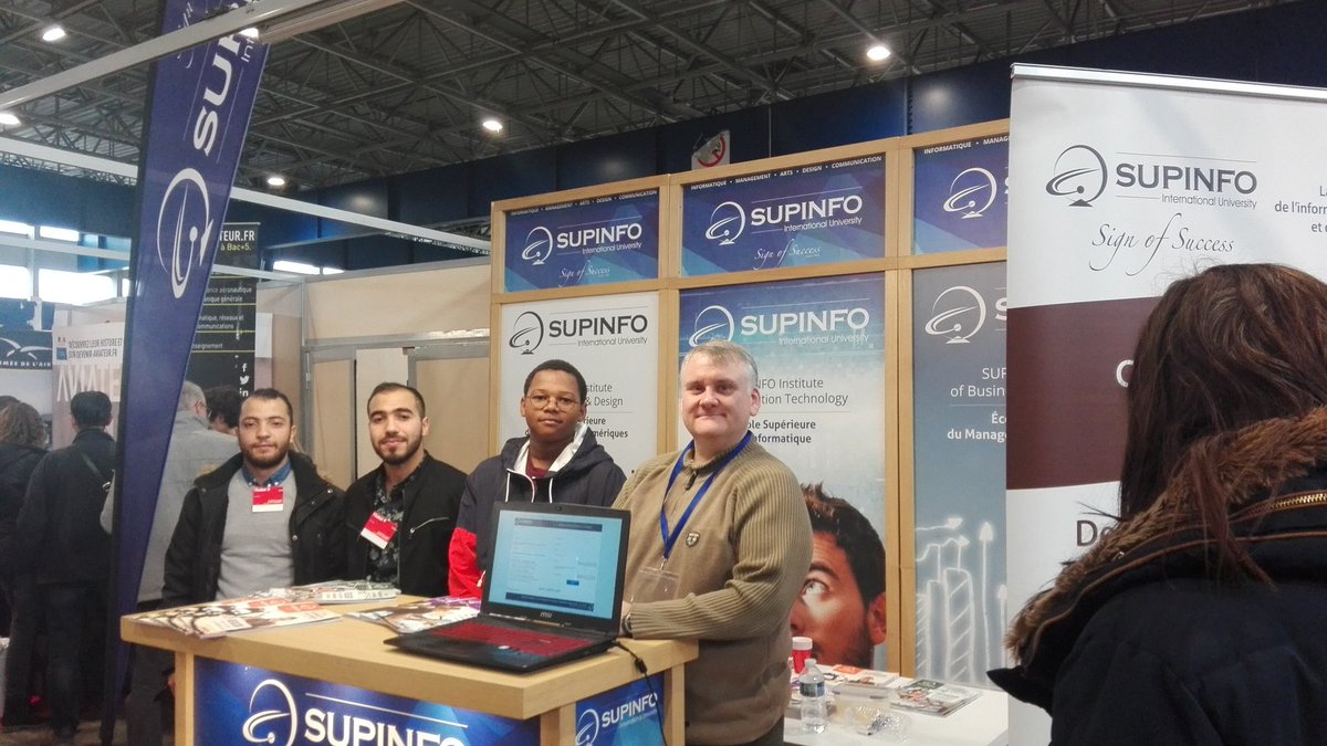 Merci à Alpexpo et <a href="/letudiant/">l'Etudiant</a> pour l accueil au salon de l étudiant. Et merci à tous les lycéens venu nous rencontrer.  #supinfo