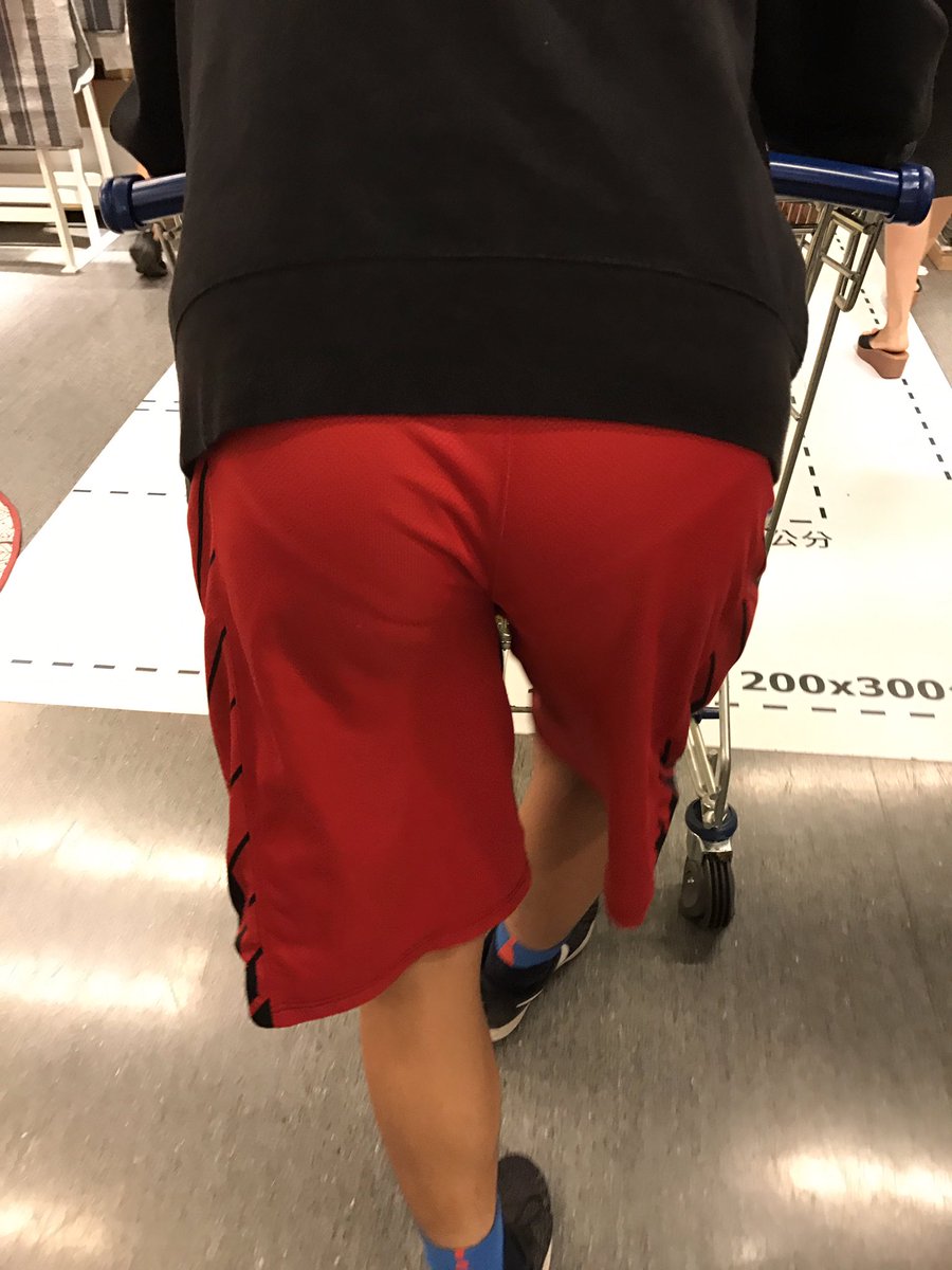 The student who wear briefs looks adorable.